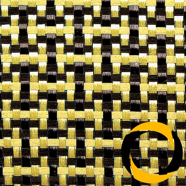 Kohle-/Aramidgewebe 188 g/m² (LW) 100 cm